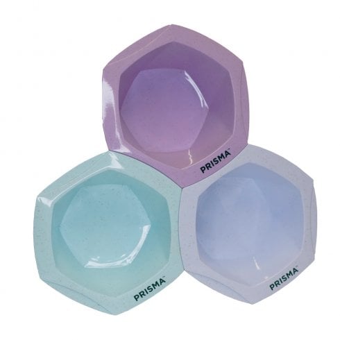 Prisma Bamboo Master Tint Bowl Set 3 pieces (Teal/Blue/Purple)