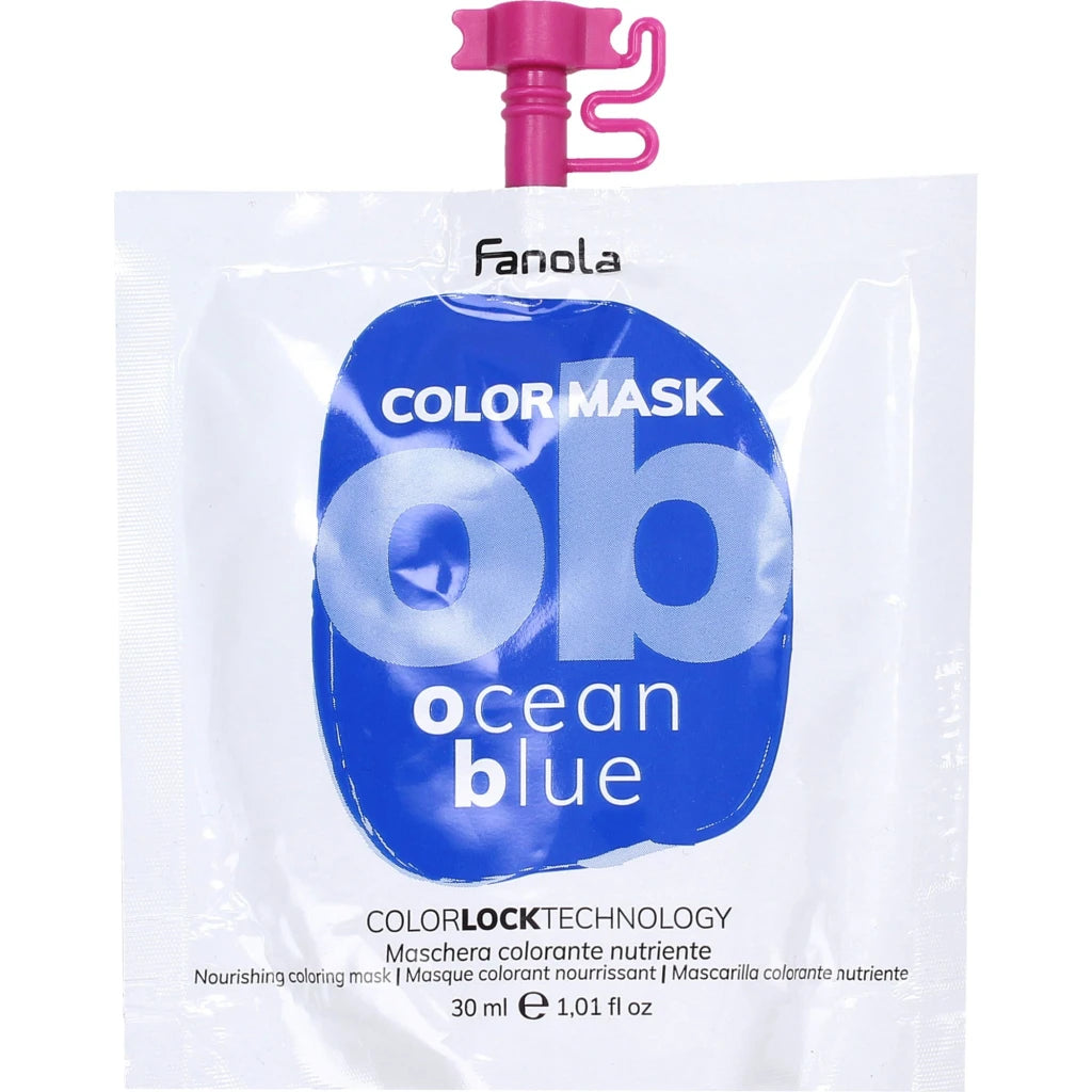 Fanola Color Mask Ocean Blue Nourishing colour treatment mask 30ml