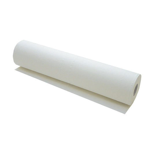 Couch Roll Embossed White 20" (50cm x 40cm) - 100 sheets