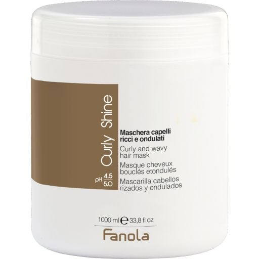 Fanola Curly and Wavy Hair Mask 1000ml - Hairdressing Supplies