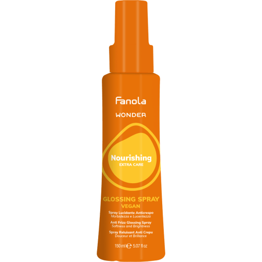 Fanola Wonder Nourishing Restructuring Glossing Spray Softness And Brightness 150 ML - Hairdressing Supplies