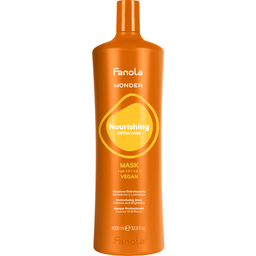 Fanola Wonder Nourishing Restructuring Mask Softness And Brightness 1000 ML - Hairdressing Supplies