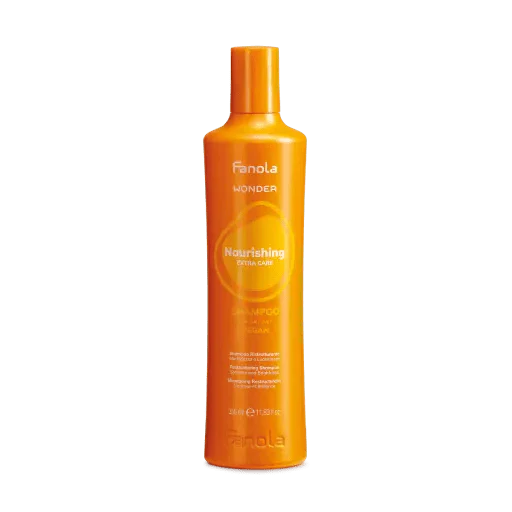 Fanola Wonder Nourishing Restructuring Shampoo Softness And Brightness 350 ML - Hairdressing Supplies