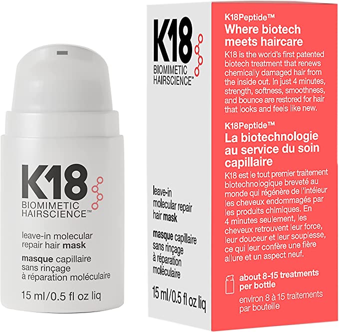 K18 Leave-In Molecular Repair Hair Mask 15ml