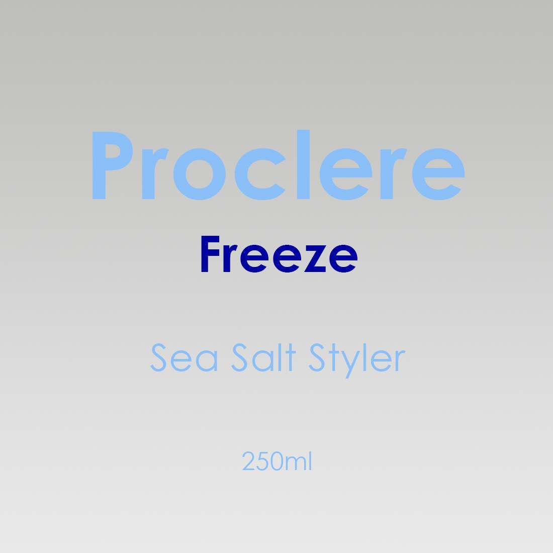 Proclere Freeze Sea Salt Styler 250ml