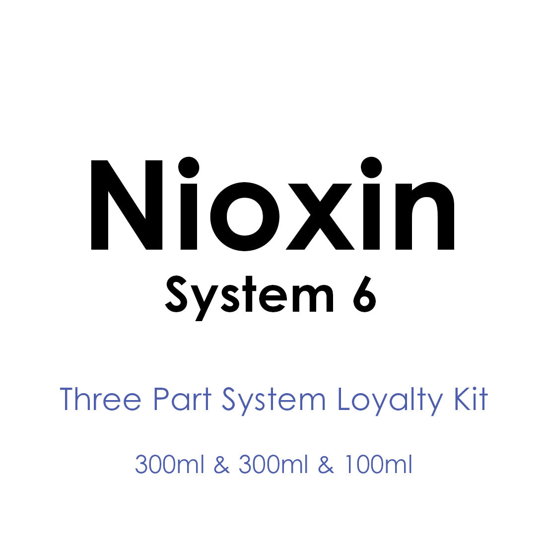 Nioxin System 6 Trio Loyalty Kit