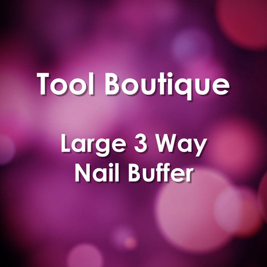 Tool Boutique Large 3 Way Nail Buffer