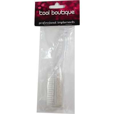 Tool Boutique Pumice & Brush with Clear Handle